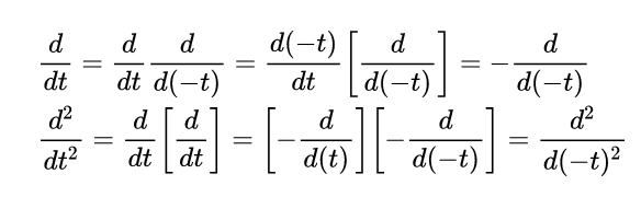 Invariância no tempo associada a lei de conservação da energia para o teorema do Trabalho-Energia