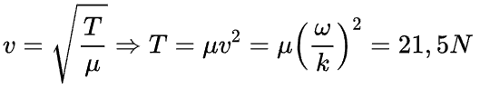 Determinação da tensão em cordas vibrantes